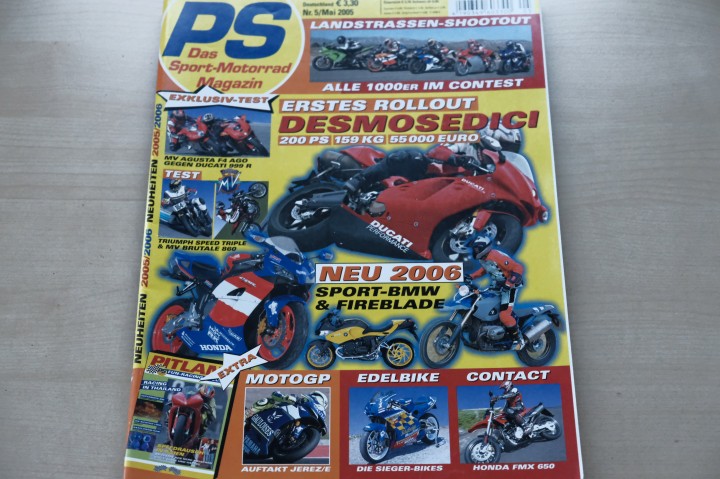Deckblatt PS Sport Motorrad (05/2005)